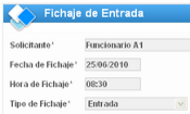 Fichaje de entrada