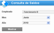Consulta de saldos